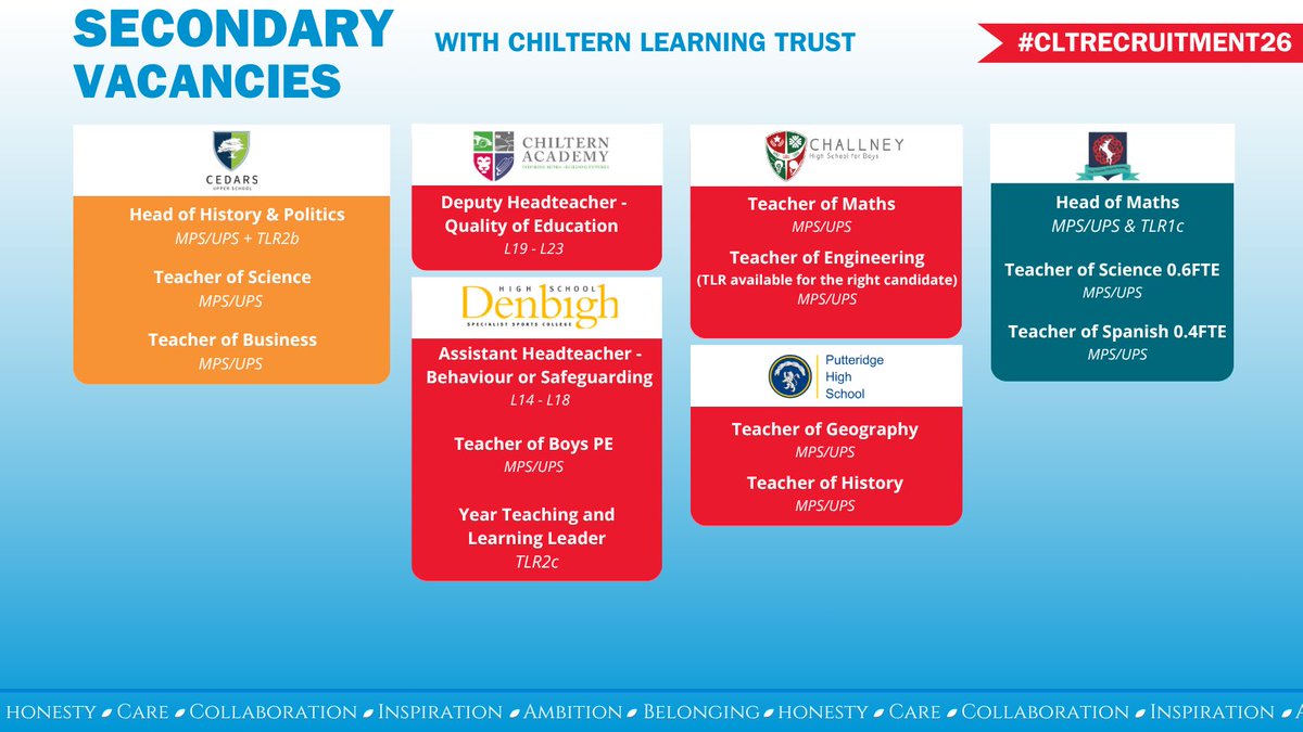 Chiltern Learning Trust - Bedfordshire tweet media