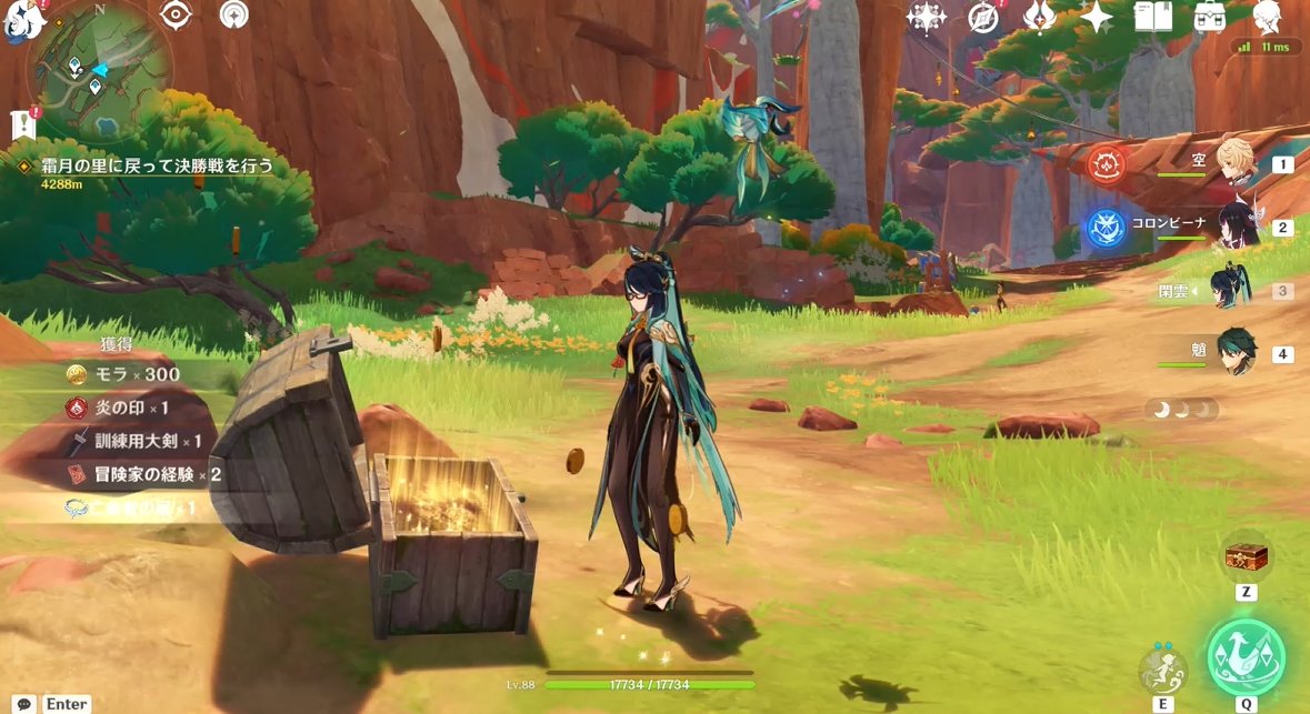 ここに行ったらまだいるかなーと壁よじ登ってたら、風域出てきて宝箱見つけた・・・ありがとう琥珀（うちの仔竜）