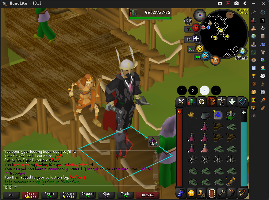 InfernalOSRS's tweet image. #15 - Little skeleton man #osrspvm #oldschoolrunescape #infernal