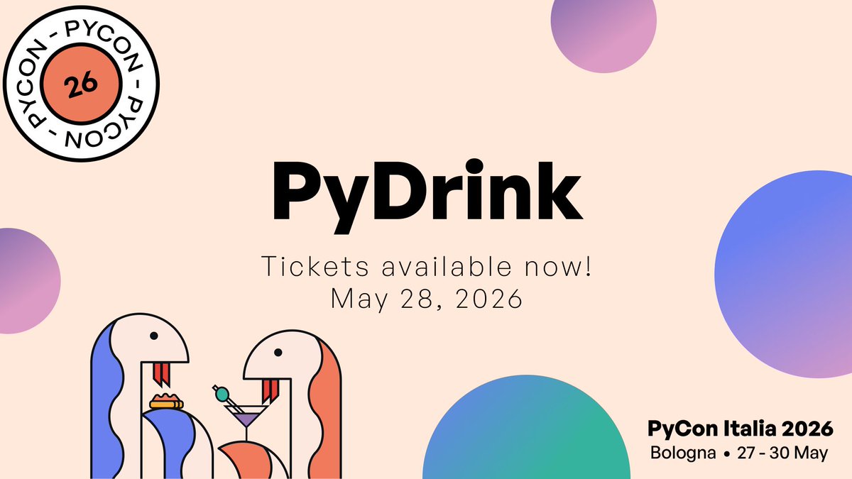 PyCon Italia tweet media