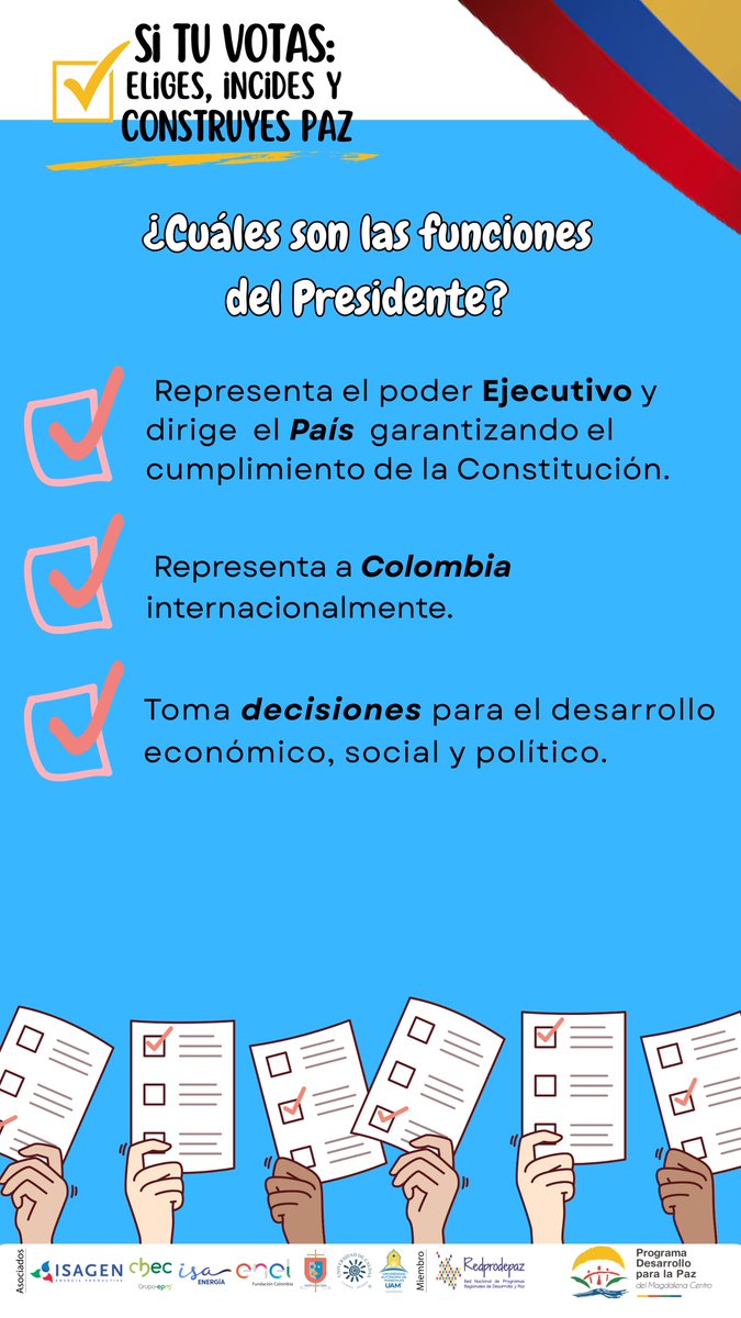 PDPMCentro's tweet photo. 🗳️ Participar en democracia es mucho más que votar: es informarse, reflexionar y decidir con conciencia.
Este 30 de mayo, tu decisión cuenta. Hazla con responsabilidad, pensando en las necesidades del país y en el bienestar de todos.
Si tú votas, eliges, incides y construyes paz. https://t.co/niAluCLd4v