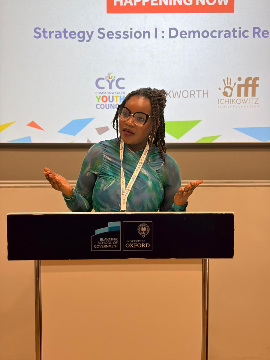 SAYoF_Official's tweet image. The Speaker of SADC Youth Parliament Hon. Patience Munyenyembe #Malawi  at Common Wealth Youth Summit @Munyenyembe101