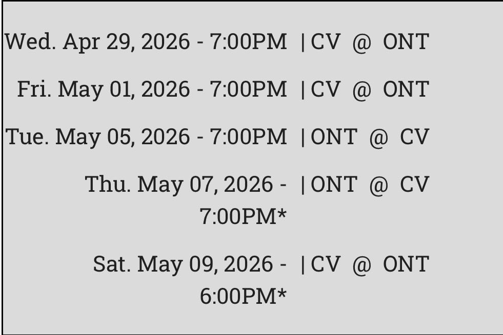 ProHockey_WEST's tweet photo. After the 1st round of @TheAHL Calder Cup Playoffs, the top 4 seeds in Pacific Division all advanced to the division semfinals.

It will be #1 @ontarioreign vs. #4 @Firebirds; #2 @ColoradoEagles vs. #3 @HSKnights.

Both series will be Best-of-Five. Schedule for both series here⬇️ https://t.co/UOx2VwZ9eH
