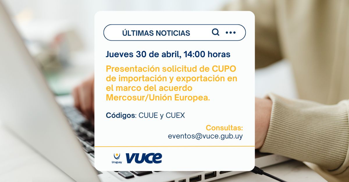VUCE Uruguay tweet media