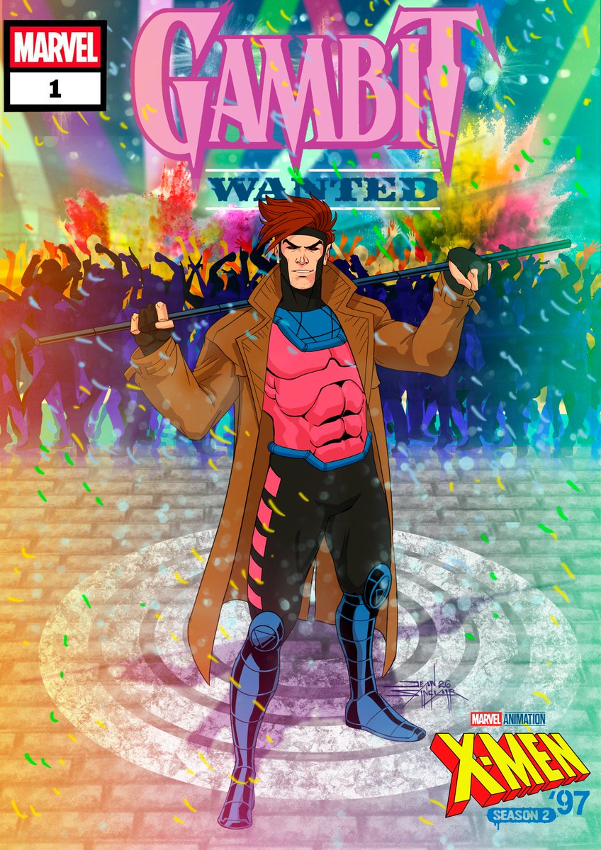 jeansinclairBR's tweet image. Gambit: Wanted + #XMen97  
Celebrating the new Cajun Story, here´s my newest related homage art
Cris Claremont is back to tell a new Remy LeBeau Origins Story from Cajun´s and The X-Men´s Past 
(W) Cris Claremont 
(A) Robert Gill
 In July/26.
