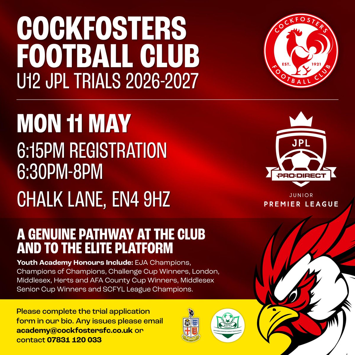 Cockfosters FC Development tweet media