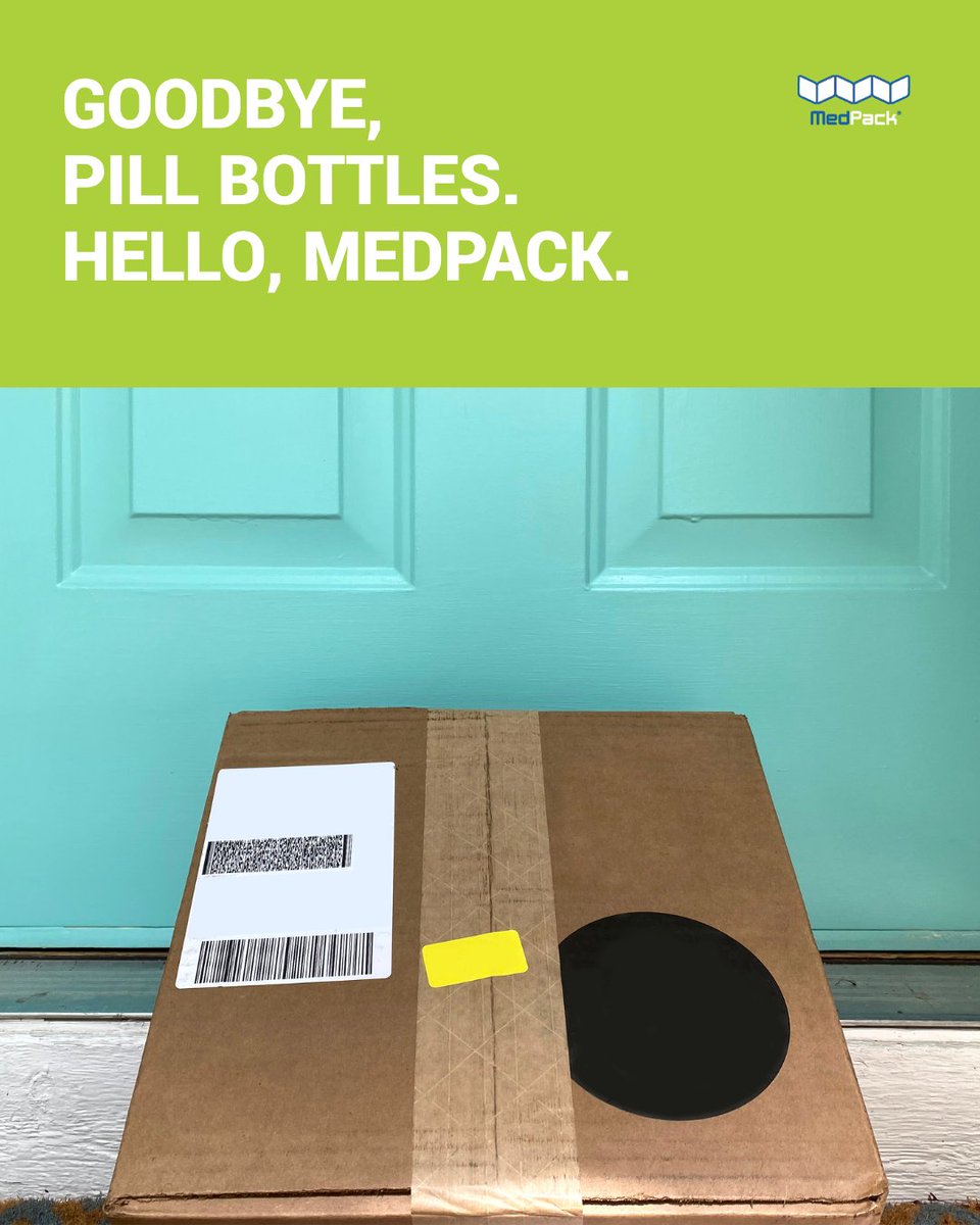 medpackrx's tweet photo. Still sorting meds into plastic bins?

MedPack organizes your prescriptions into pre-sorted packets labeled by date &amp; time. Delivered to your door so you can stop managing your medications and start just living your life.

#MedPackRx #Wellness https://t.co/NlYspNKIwW