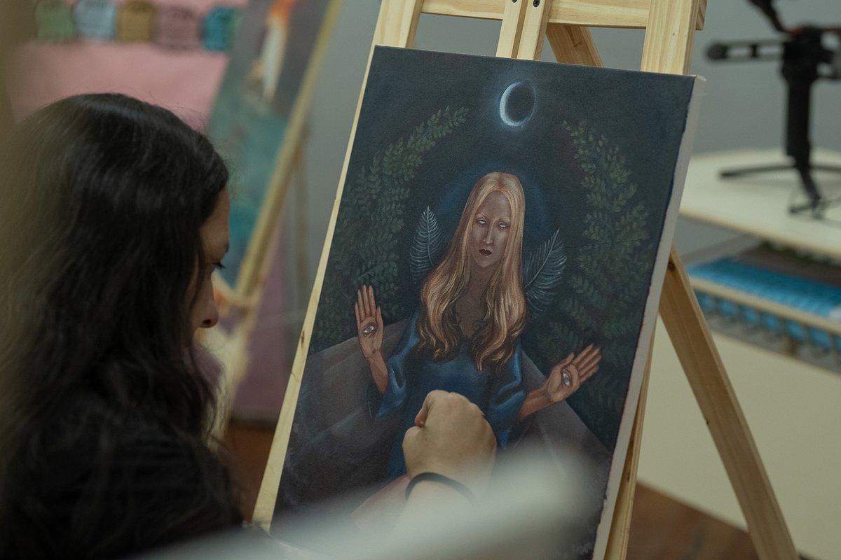ULPSanLuis's tweet photo. La pintura sigue sumando espacio en la Escuela de Música de la ULP 🎨

🖌️ El taller se desarrolla lunes, miércoles y viernes en Pringles 1157. 

📲 Leé la nota completa 👉🏻 https://t.co/ZczEBZ44rG https://t.co/sVupEBrRig