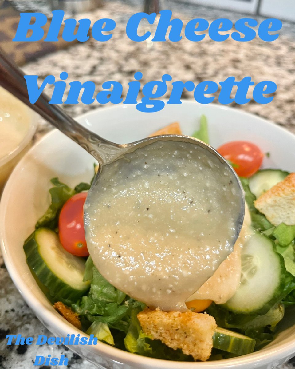 🚨NEW RECIPES🚨

Fresh grown spring lettuce 🥬 deserves a tangy homemade salad dressing. 

BLUE CHEESE VINAIGRETTE features  blue cheese crumbles  blended into a tangy vinaigrette for a lighter dressing that is perfect for crisp salads and veggies. 

RECIPE: