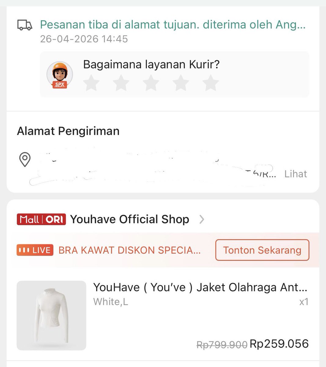 feelsafewithu's tweet photo. JUAL RUGI
NEW JAKET OLAHRAGA YOUHAVE
195K ONLY
BELI 200K LEBIH
BELUM DIPAKE SAMA SEKALI
white size L
dijual karna salah ukuran huhu
baru banget sampe kemarin
bisa co oren yaaa https://t.co/NqtM19BpHa