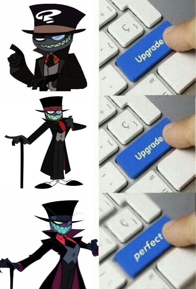 ThanjustaMore's tweet image. Black hat went through many phases and now what we got is perfection 🥰🥰🥰
#villainous #villanos #blackhat #villainousblackhat