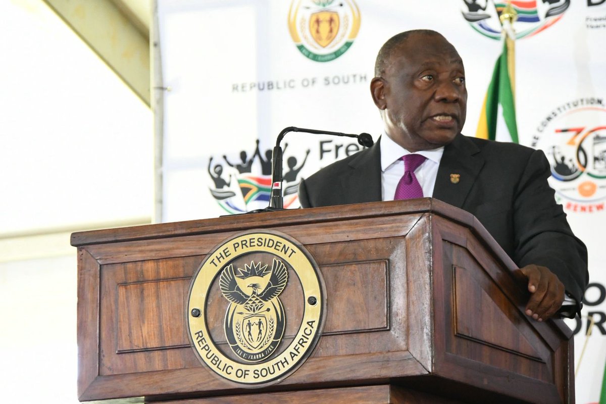 SportArtsCultur's tweet image. Thank you for joining us today at the Freedom Day commemoration under the theme: ‘Freedom and the Rule of Law: Thirty Years of Democratic Citizenship

Venue: Dr Rantlai Molemela Stadium, Bloemfontein
Date: 27 April 2026

#Freedomday2026 #RuleOfLaw #30yrsDemocraticCitizenship