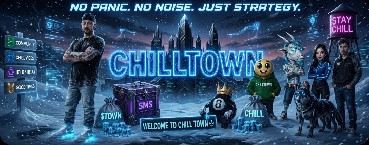 Most crypto communities are driven by fear and hype cycles.

<a href="/ChillTownLabs/">Chill Town | Fan Page</a> is building around a different mentality:

strategy loyalty composure collective strength

Honestly refreshing to see.

Ca: FeoAtVjDcpkjJo6RZRcGY4Wysvn5odLEc29FvmR1vECB

#ChillTown <a href="/ChillTownLabs/">Chill Town | Fan Page</a>