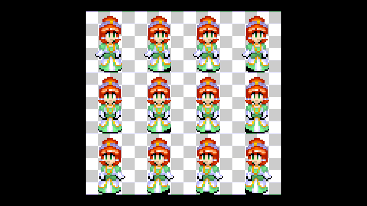 Drillimation1's tweet image. I drew Fusana's nighttime sprites. A spell card of hers made me.

#gamedev #indiegamedev #touhou #touhouproject #東方Project #pixelart #ドット絵 #イラスト