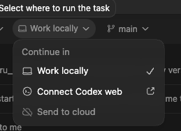 strantalis's tweet photo. @thsottiaux Creating a worktree option seems to disappear occasionally (Using api).  Also, the settings in the bottom left don’t display the normal menu. https://t.co/1wYR9JF8be