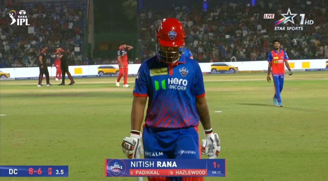 🚨 RCB BOWLERS HAVE CREATED HISTORY. 🚨

- Delhi Capitals becomes the first team in the IPL to lose 6 wickets before 10 runs. 🥶