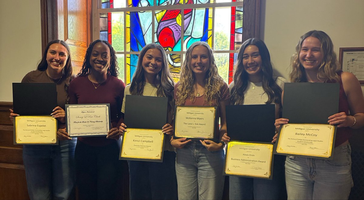 MilliganWBB's tweet image. We had 6️⃣ Lady Buffs be recognized as Top Performers in their Major!

Business Admin-Lexi Ervin
Exercise Science- Kenzie Campbell
Nursing- Semaj Clark
Area of Scientific Learning- McKenna Myers
Outstanding Legal Studies- Sabrina Espelet and Bailey McCoy #SmartBuffs #BOOM!
