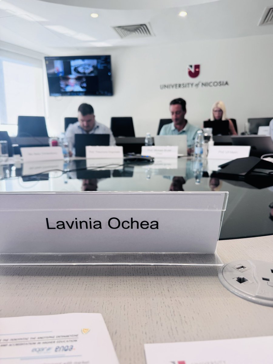 OcheaLavinia's tweet image. Honored to join as an External Stakeholder evaluator for Politics &amp;amp; Governance Department at @UNIC_ENG University of Nicosia 🎓 
Strong 4-year collaboration with @adamidco advancing #diplomacy, #IR, #communication &amp;amp; #security. 
Shaping quality education &amp;amp; future leaders 🇪🇺🇷🇴🇨🇾