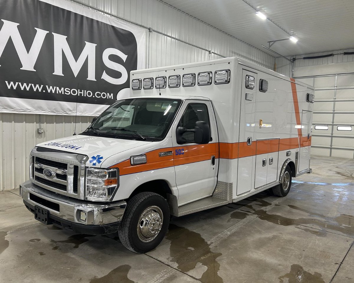 auctiontime's tweet image. 𝟐𝟎𝟏𝟒 𝐅𝐨𝐫𝐝 𝐄-𝟒𝟓𝟎 𝐒𝐮𝐩𝐞𝐫 𝐃𝐮𝐭𝐲 𝐀𝐦𝐛𝐮𝐥𝐚𝐧𝐜𝐞

🗓️ Sale Ends: April 29th @ 10:02 AM CT
🔗 ow.ly/AkXX50YQLer
💪 County owned and maintained!
⏱️ 109,396 mi

#TruckAuction #Truck AmbulanceForSale #OhioAuction