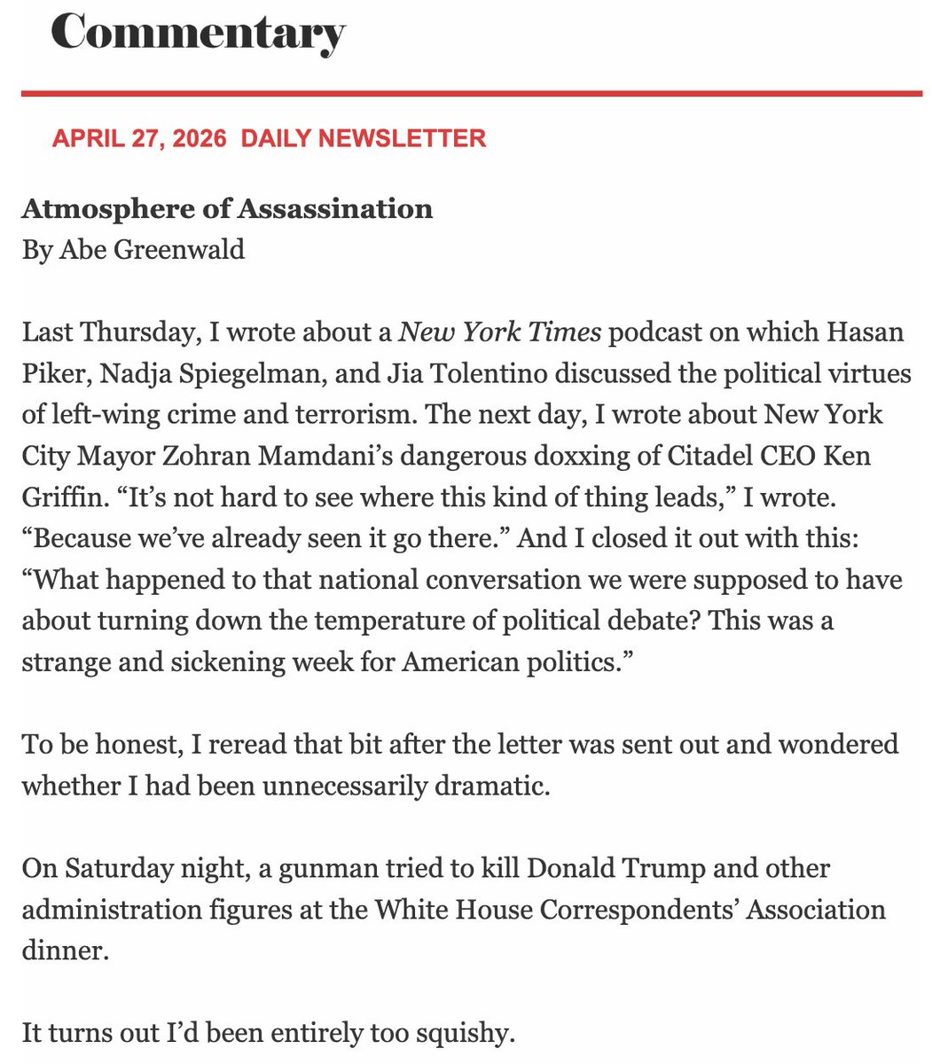 Abe Greenwald tweet media