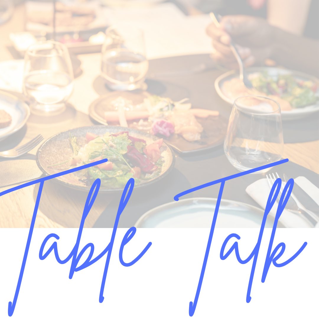 upcoalitionorg's tweet photo. Table Talk 🧡 Monday
Looking forward to? Goal? Kind act? Challenge? Gratitude? https://t.co/LlXFNSFo3d