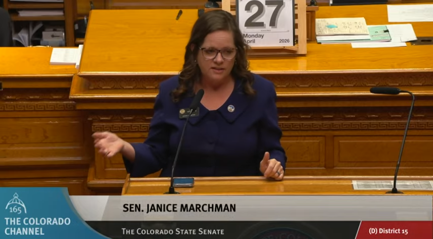 Colorado take note! 

Democratic Senator Janice Marchman is in one of the most competitive Senate Districts in the State, and she is on the Senate Floor right now advocating for SB26-135... a bill that will PERMANENTLY ROB Colorado taxpayer's of our TABOR tax refunds!

It's a
