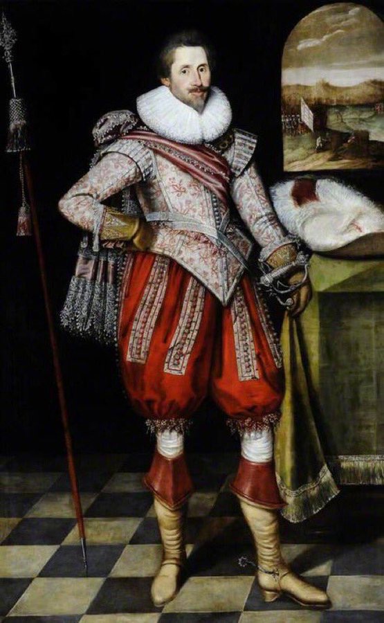 jdmccafferty's tweet image. 27 Apr 1613: Henry Cary, future Lord Falkland and future Lord Deputy of Ireland, husband to Elizabeth Tanfield #writer dances in Thomas Campion's masque for the entertainment of Queen Anne of #Denmark at Caversham House #otd (NPG)