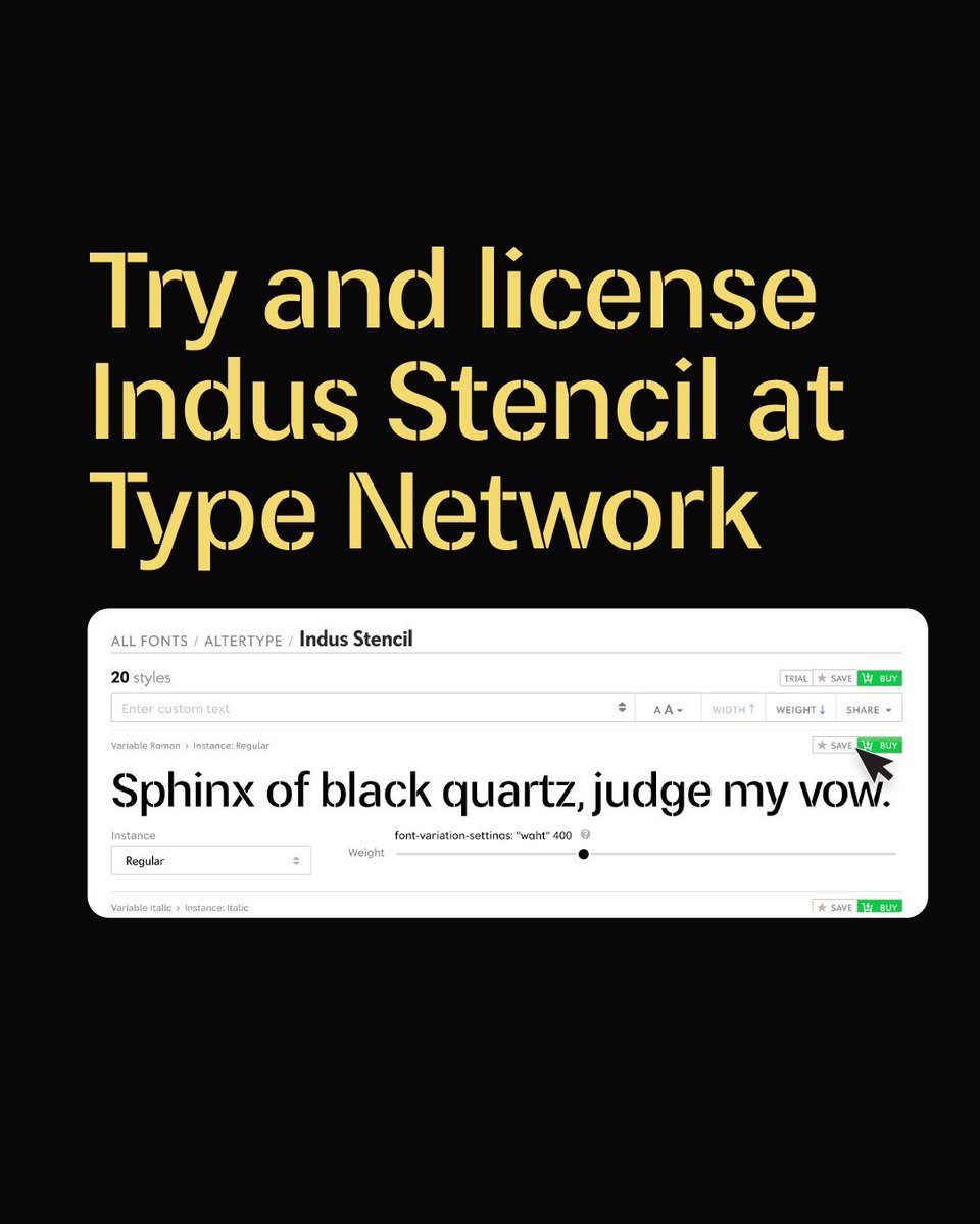Type Network tweet media