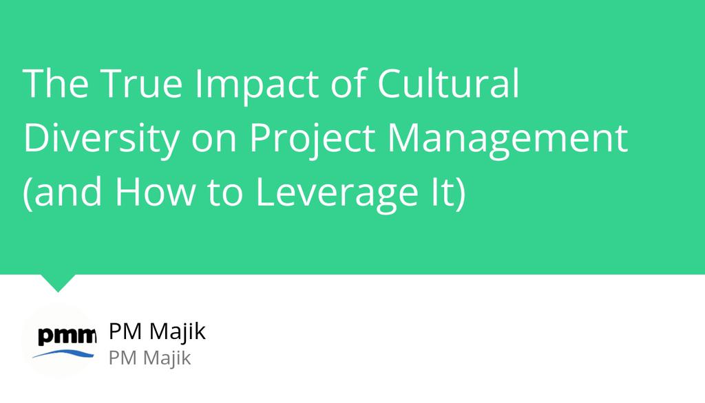 pmmajik's tweet image. True project leadership means leveraging every culture at the table. Find out how to move beyond surface-level diversity and build high-performing, globally-minded teams.

Read more 👉 lttr.ai/AqiTz

#pmo #projectmanagement #pmotips