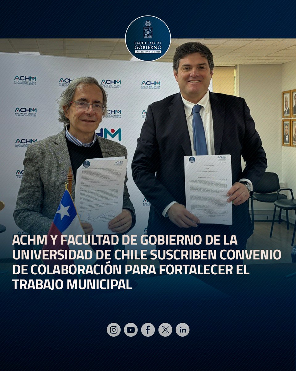 Facultad de Gobierno U. de Chile tweet media
