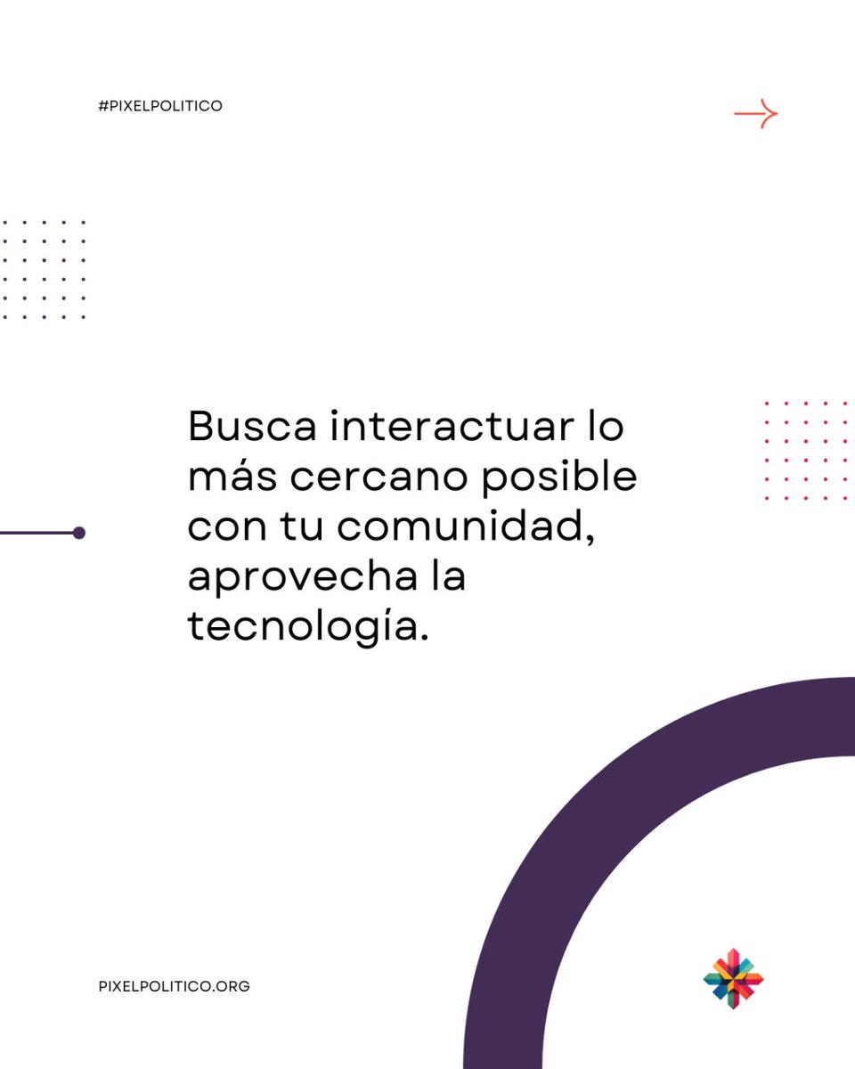 ⁉️¿Crees que Las campañas de hoy deberían ser como las campañas de antes? El futuro es exactamente como el pasado, pero usando la tecnología y otros recursos para ser más eficientes.

#MarketingPolítico #PixelPolítico