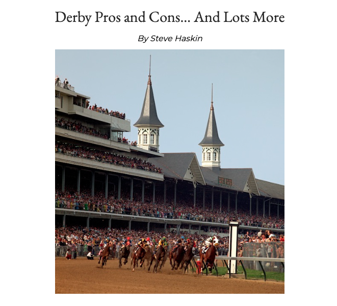 Secretariatprmr's tweet photo. Enjoy Steve Haskin's in-depth analysis of all the 2026 Kentucky Derby expected starters, including pros and cons in assessing each horse: https://t.co/slQod3WmTs
#AskinHaskin #KentuckyDerby152 #HandicappingPicks https://t.co/wZJq2TPI31