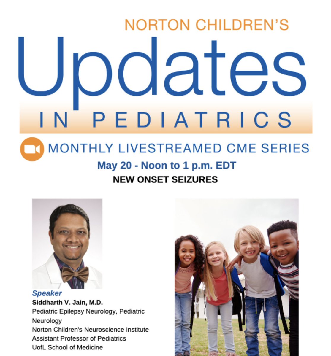 NCProvider's tweet photo. First-time pediatric seizures—every decision matters.

Join our virtual CME:
“New Onset Seizures”
🗓 May 20 | ⏰ 12–1 PM

With Siddharth V. Jain, M.D.—practical, evidence-based guidance on recognition, red flags &amp; EEG use.

👉register here: https://t.co/c3bAils4Gv https://t.co/gJzEDUJmUy