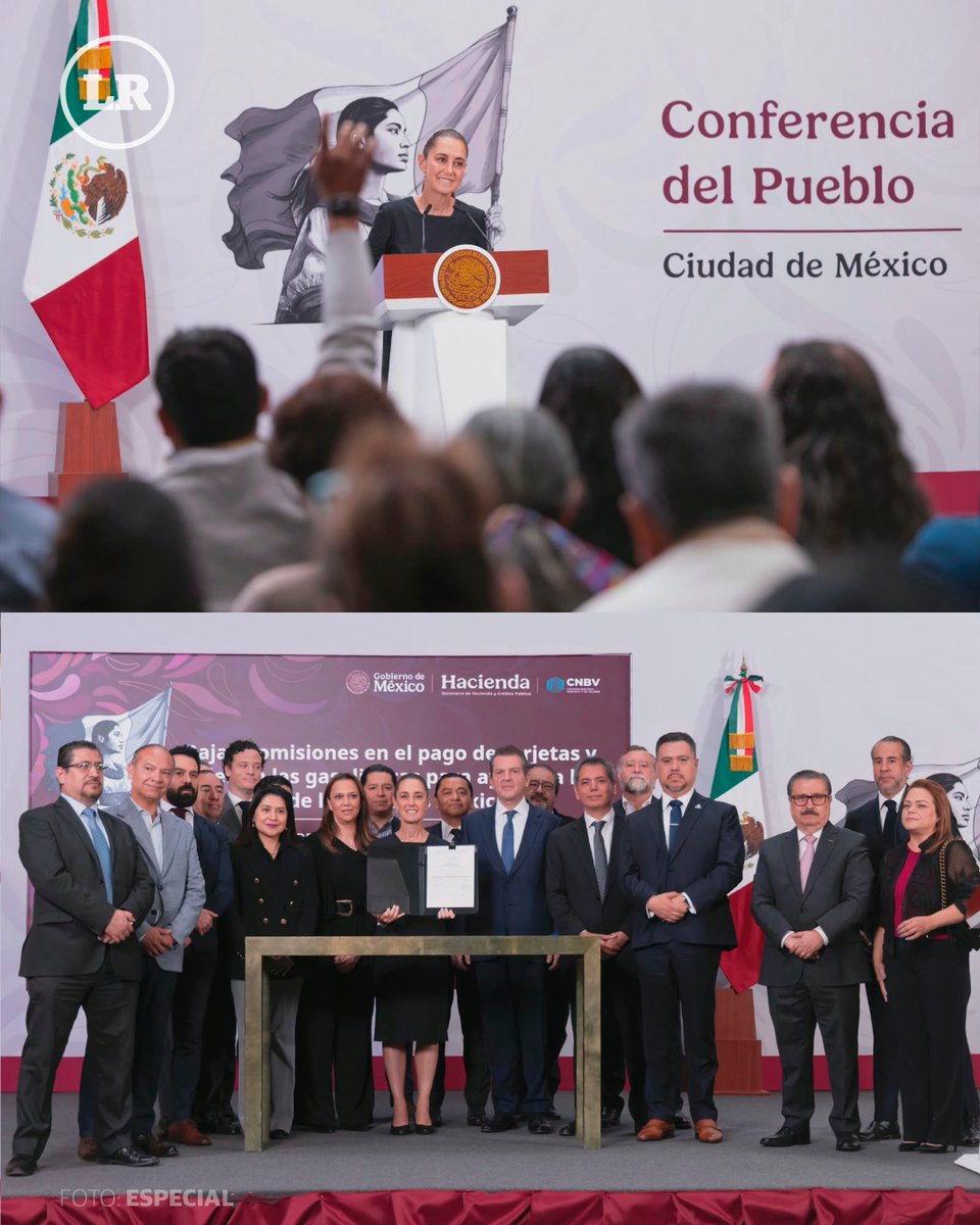 LaRazon_mx's tweet photo. 🗣️" ¿Por qué es importante esto? Porque, al disminuir las comisiones, va a bajar todavía más el precio de la gasolina y el diésel. El objetivo es seguir disminuyendo sobre todo el precio del diésel ", informó la mandataria.

#Gasolinas #Vales #Comisiones #Sheinbaum https://t.co/NFjwrEAJ0H