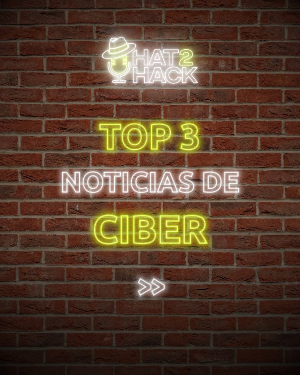 hat2hack's tweet photo. ¡Nuevo top 3 de noticias sobre #ciberseguridad! 🚨

🥇 “#Francia sufre un #ciberataque con filtración de datos de ciudadanos”
🥈 “#Hackean una app de verificación de edad de la #UE”
🥉 “La #IA provoca despidos en el sector tech en España”

#Hat2Hack #Ciber #Podcast https://t.co/yDg54llM8a
