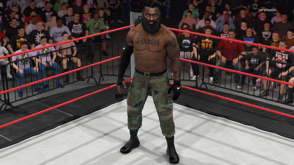 FounderOfCCE's tweet image. “The Former  Military Commander Powerhouse From Columbus Georgia ”🪖🎖️

JAXXON Is Now Available On CC For Download🔥🪖

Height: 6’6
Weight: 295 LBS
Country: Columbus Georgia🇺🇸
Theme Song: Free Military Music - Legionnaire
🎶

TAGS: #CCE #ORIGINAL #JAXXON  

#WWE2K26 #ORIGINALCAW