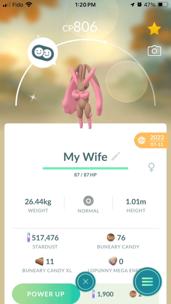 Should I bring "My Wife" out of go to use in champions