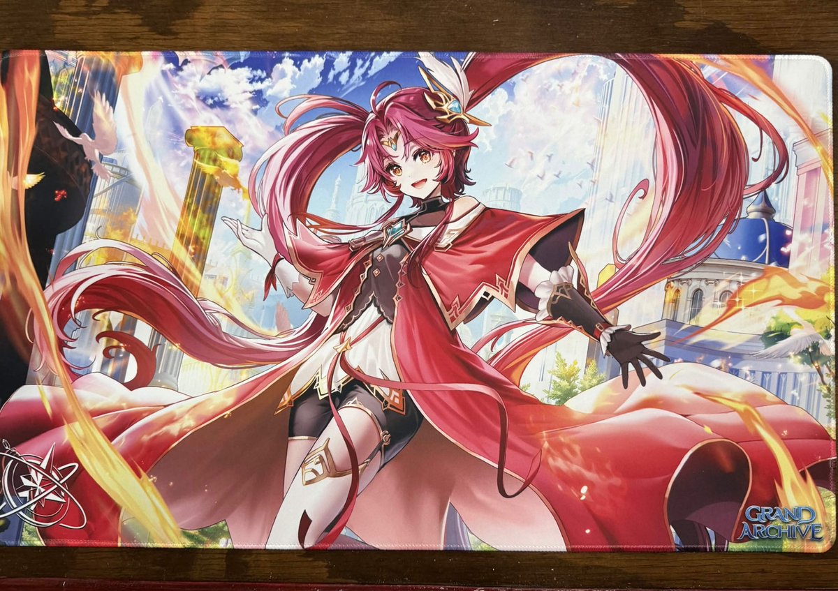 【GA】Flagrant Guide Judge 報酬プレイマット The new Judge playmat features Flagrant Guide! - pic via nox_umbras