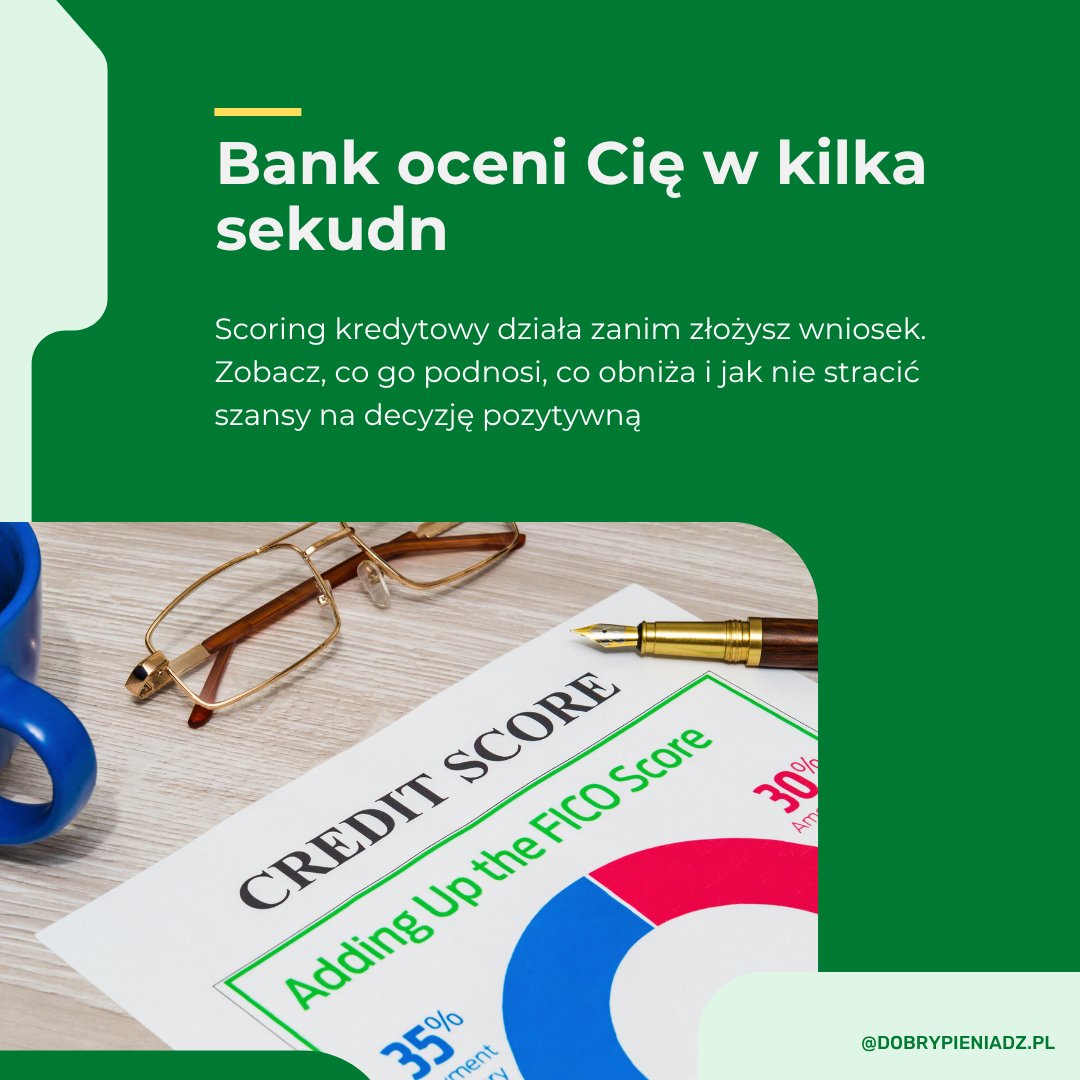 dobrypieniadz's tweet image. Scoring kredytowy często decyduje o tym, czy Twój wniosek przejdzie dalej.
Bank analizuje historię spłat, zapytania i nawyki finansowe.
👉 dobrypieniadz.pl/scoring-kredyt…

#scoring #kredyt #finanse #bik