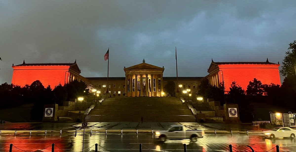 StarliteAVL's tweet image. Turning the city orange 🧡
We’re proud to light up the Philadelphia Museum of Art in Flyers colors this past weekend. @philamuseumart 
Iconic architecture 🤝 game-day energy 
GO FLYERS!
.
#philadelphiaflyers #architecturallighting #eventlighting #avlife #philadelphiamuseumofart