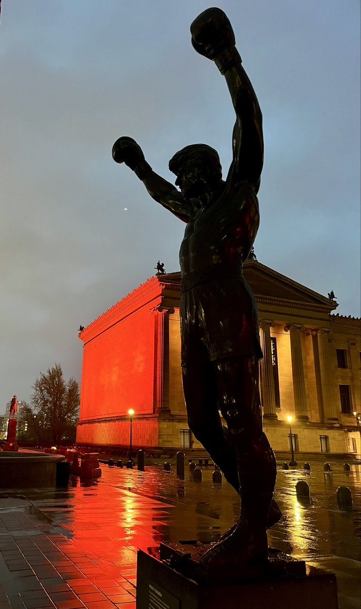 StarliteAVL's tweet image. Turning the city orange 🧡
We’re proud to light up the Philadelphia Museum of Art in Flyers colors this past weekend. @philamuseumart 
Iconic architecture 🤝 game-day energy 
GO FLYERS!
.
#philadelphiaflyers #architecturallighting #eventlighting #avlife #philadelphiamuseumofart