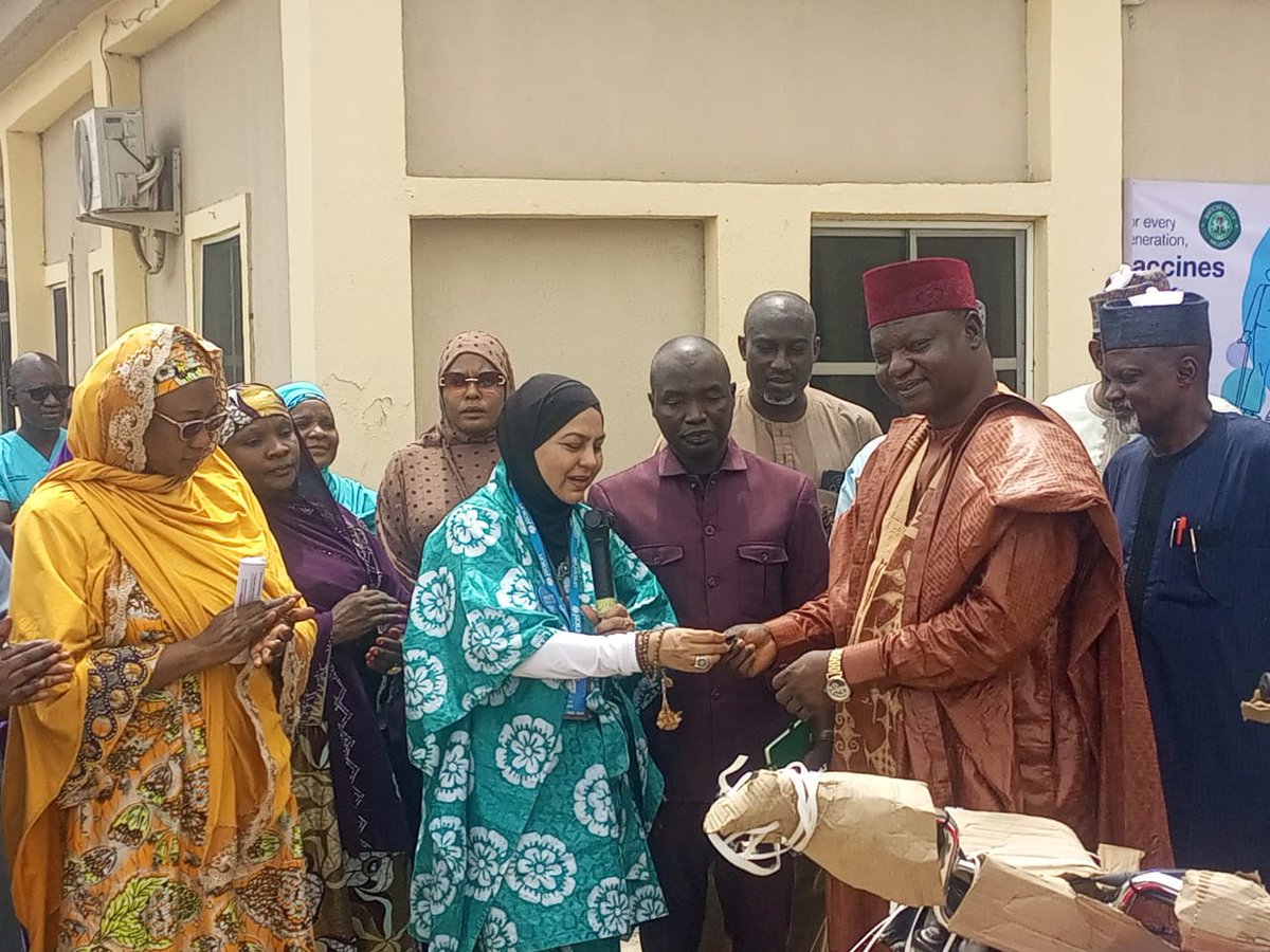 radionigeriahq's tweet image. UNICEF Nigeria in collaboration with the Global Affairs Canada has donated forty five branded motorcycles to the Bauchi State Government towards reaching the grassroots with the needed health services.

#UNICEF
#Bauchi
#Grassroots
#health 
 radionigeria.gov.ng/2026/04/27/uni…
