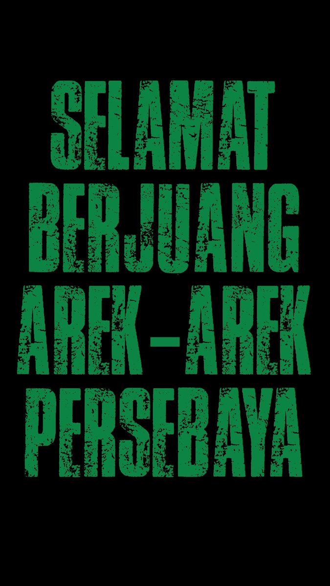 HAPPY PERSEBAYA DAY!