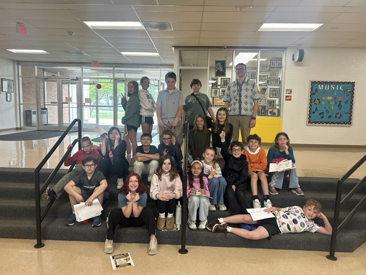 Great day at PCJH as Mr. Massini and his 5th grade class spent the day shadowing our 6th graders and learning about PCJH! Awesome kids!
