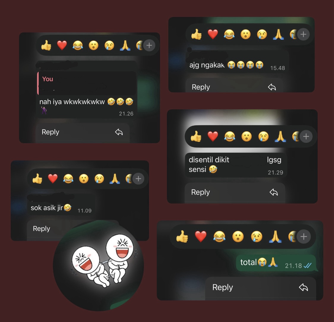 thev3nus's tweet photo. why are u guys so mad? u are just a joke to us🤭 https://t.co/vwz6KRoZXr