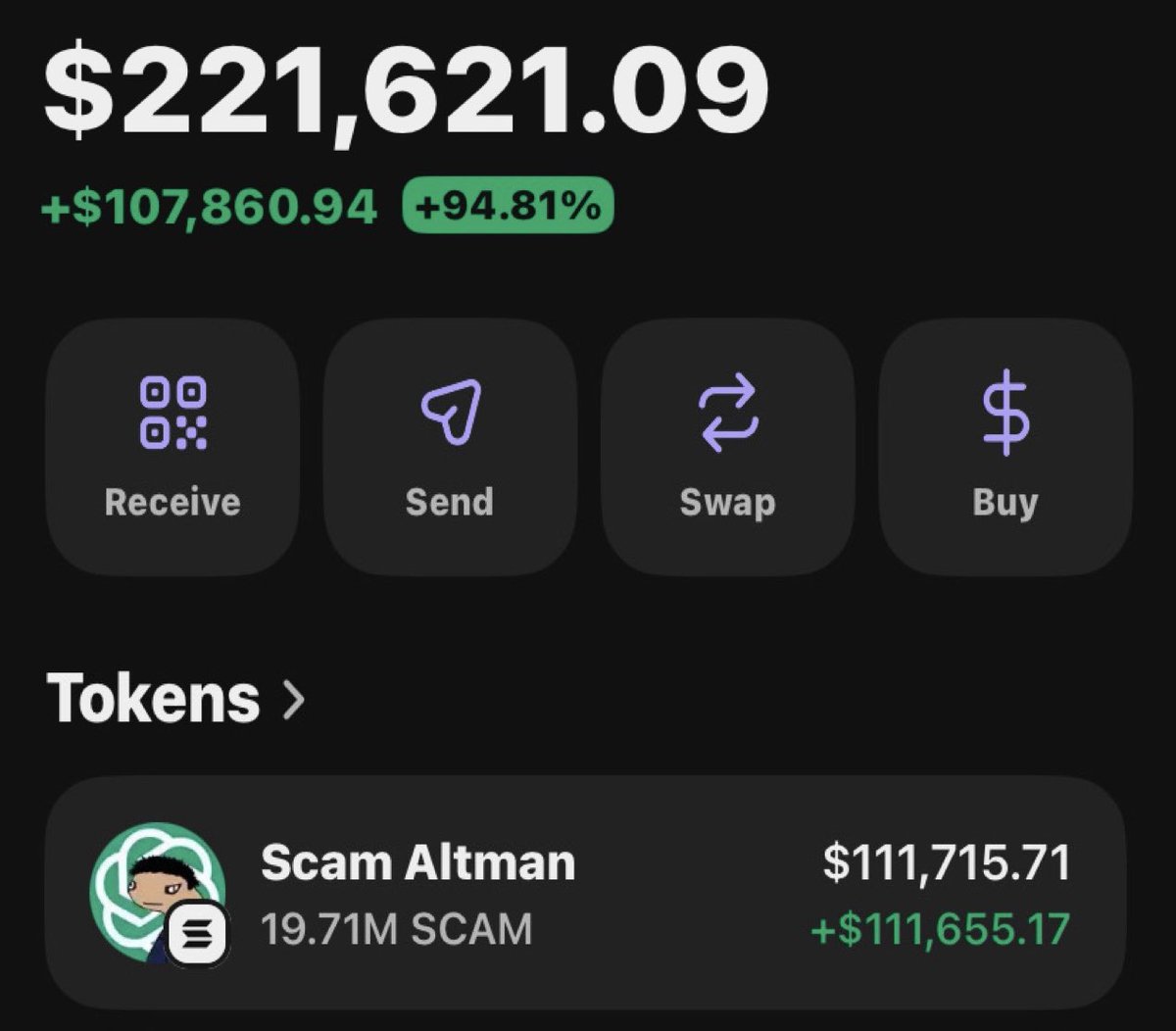 Memecoin trader tweet media