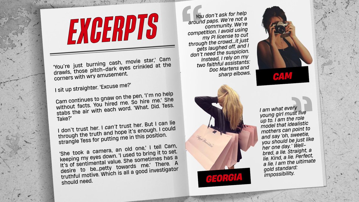 brookebsolomon's tweet image. POKER FACE x Paris Hilton's s*x tape

In 2007 LA, a paparazzo turned PI follows a hot case into the magnetic orbit of an A-list starlet...with blackmail-worthy secrets. 

📸 dual POV
📸 butch/femme wlw
📸 tabloid noir
📸 Lebanese FMC (post 9/11)

#questpit #W #A #MY #R #LGBT