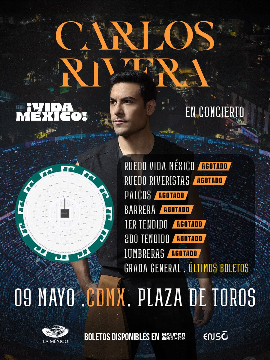 📢 ¡Atención, Riveristas!

Ya quedan muy pocos boletos para disfrutar a <a href="/_CarlosRivera/">Carlos Rivera</a> en La México.

¡No digan que no se les avisó!

🎟: superboletos.com/landing-evento…