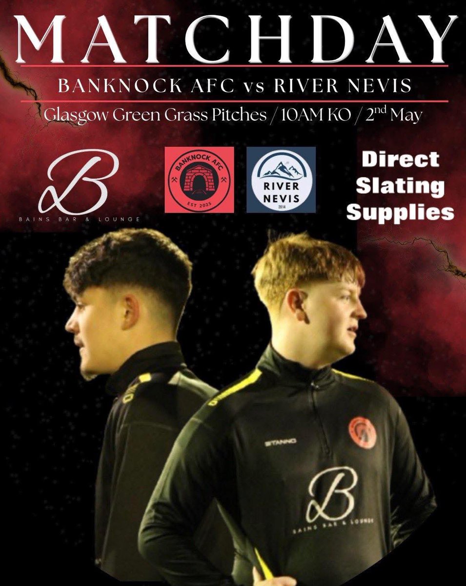 BanknockAFC's tweet image. This weekend we take on Nevis at the Green, league match 19. Having recently beaten Nevis comfortably last month we hope we can replicate the same level of performance of recent weeks and continue in the same manner. 

A tough test awaits but we know the objective🔴⚫️🟡