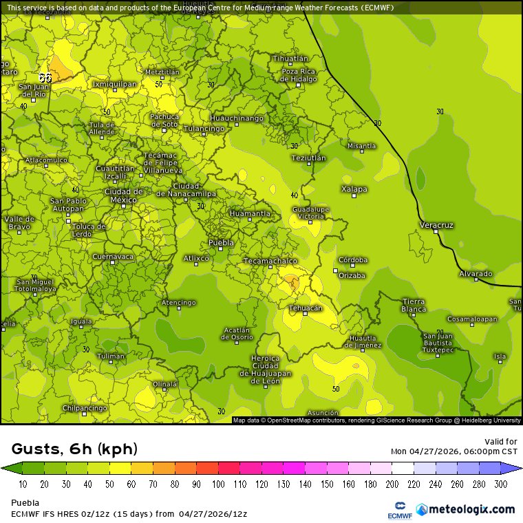 Meteorología Puebla tweet media